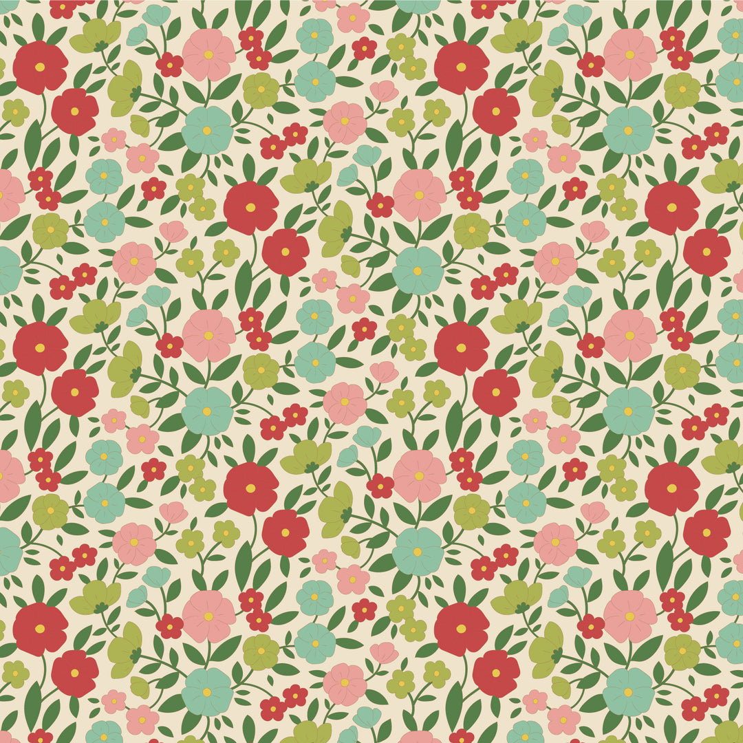 Tilda Wallflower Fabric by the 1/4 Yard - Janice Green