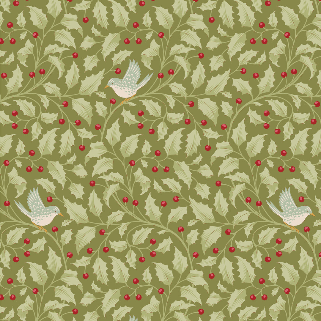 Merry Little Christmas by the 1/4 Yard - Holly Moss
