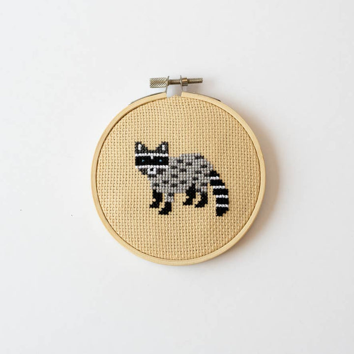 Racoon Cross Stitch Kit