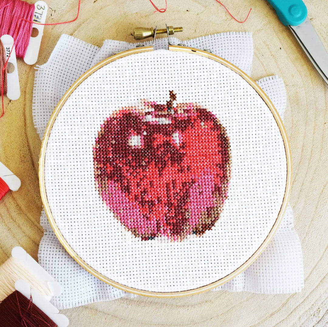 An Apple a Day Cross Stitch Kit
