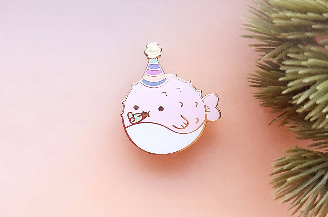 Party Puffer Enamel Pin
