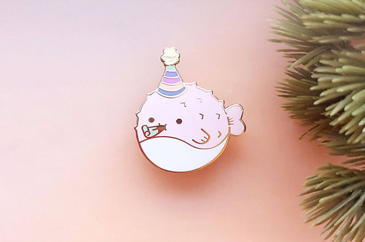 Party Puffer Enamel Pin