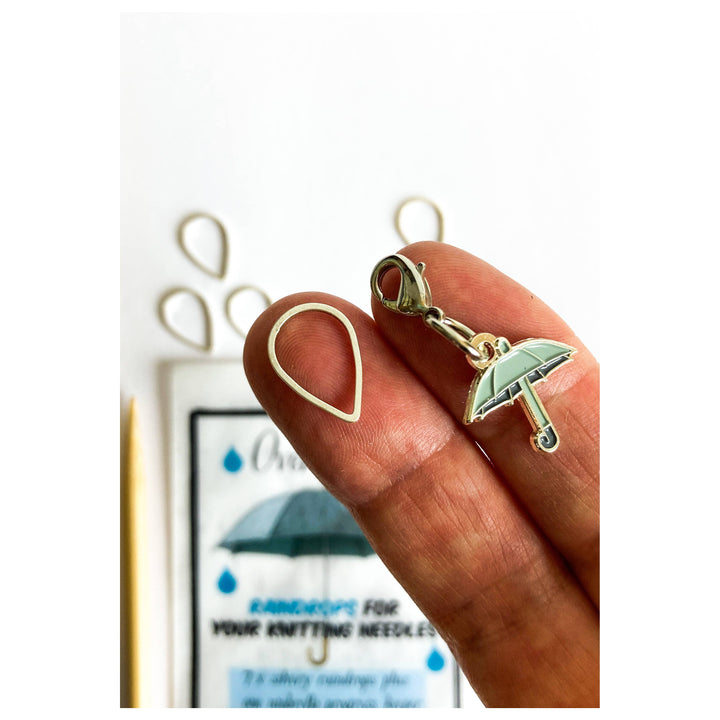 Raindrops & Umbrella Stitch Markers