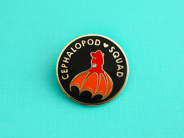 Cephalopod Squad Pin