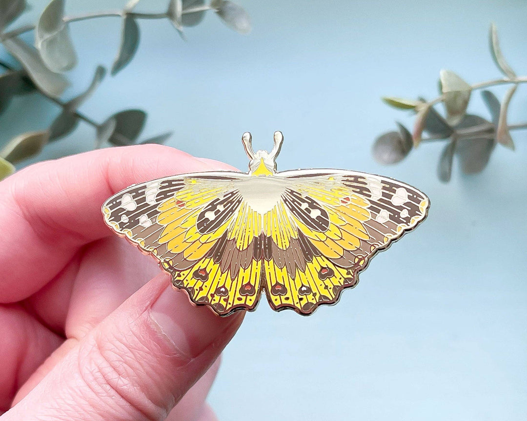 Painted Lady Butterfly Enamel Pin