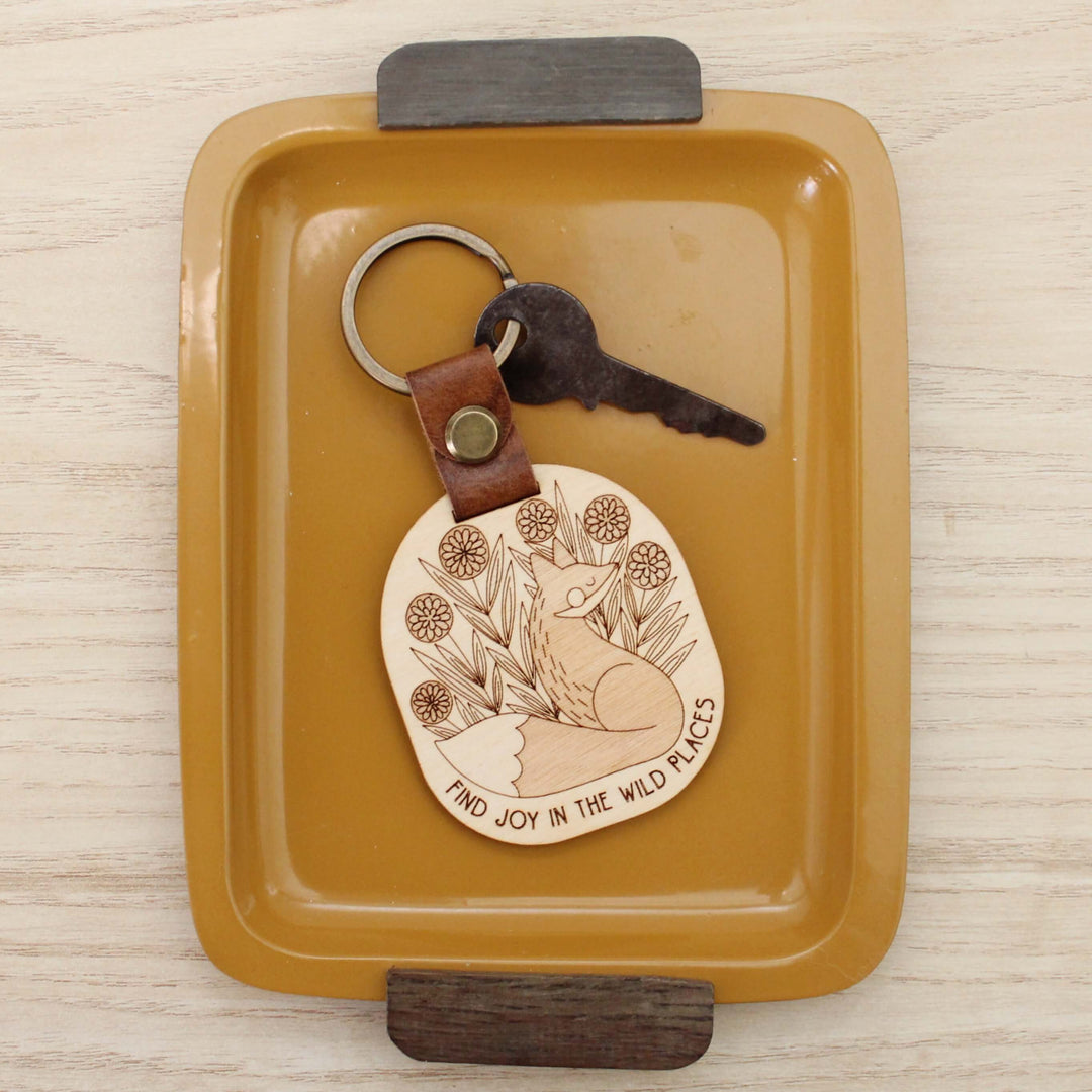 Forest Fox Keychain