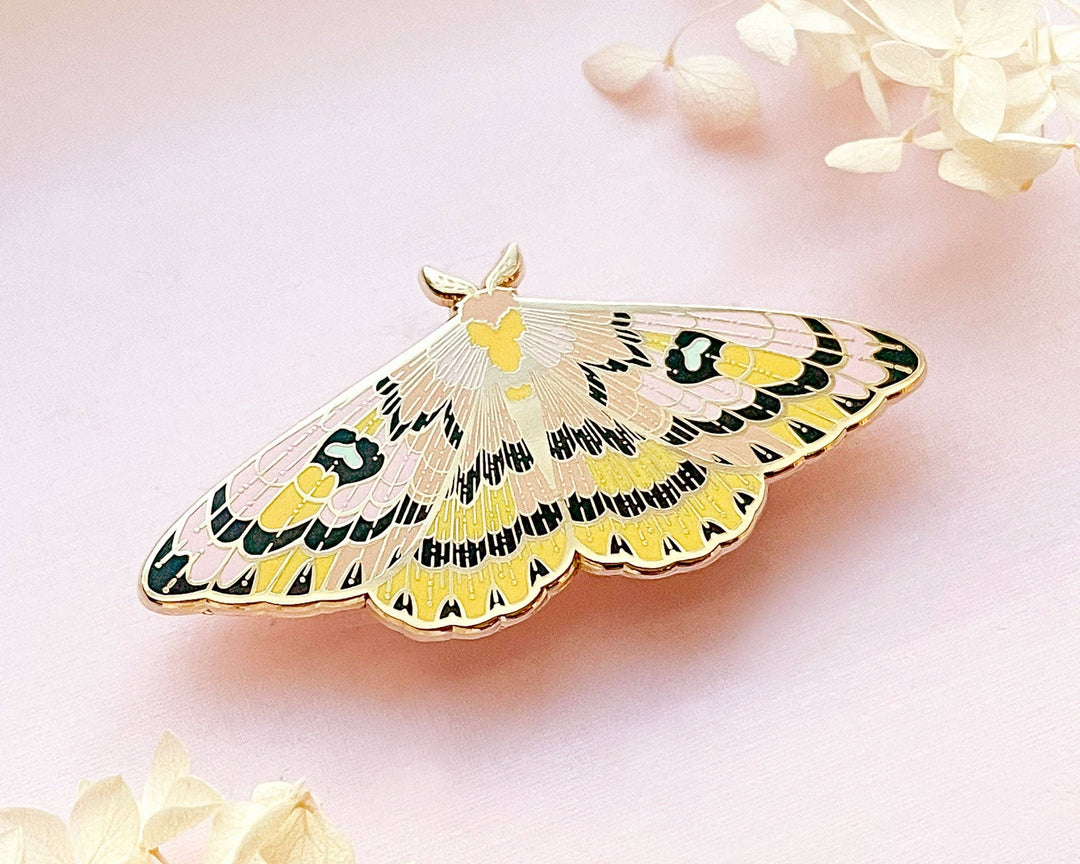 Sheep Moth Enamel Pin