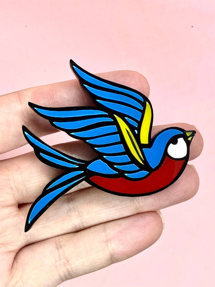 Vintage Swallow Brooch