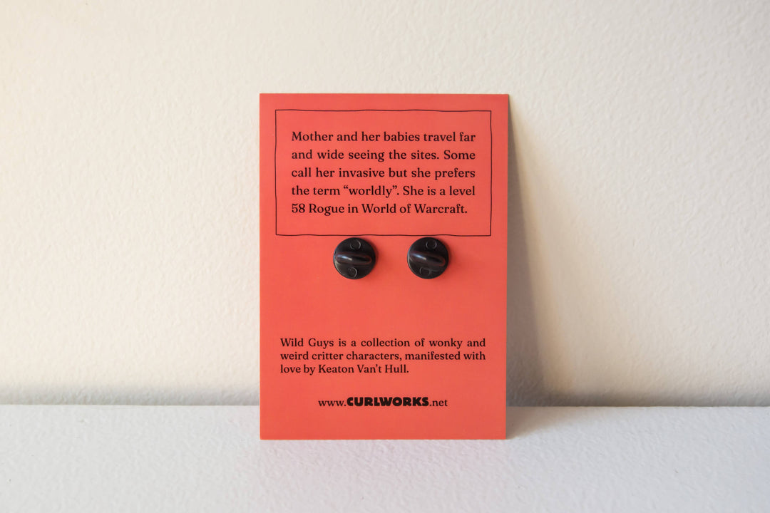 Mother the Opossum - Wild Guys Enamel Pin