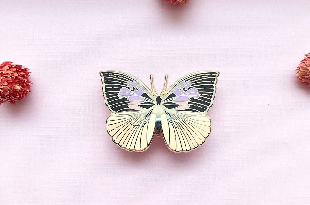 California Dogface Butterfly Enamel Pin