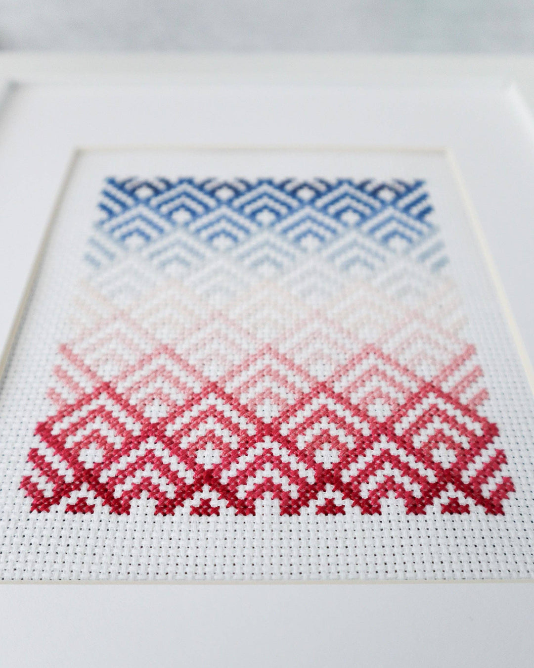 Cabin Peaks Cross Stitch Pattern