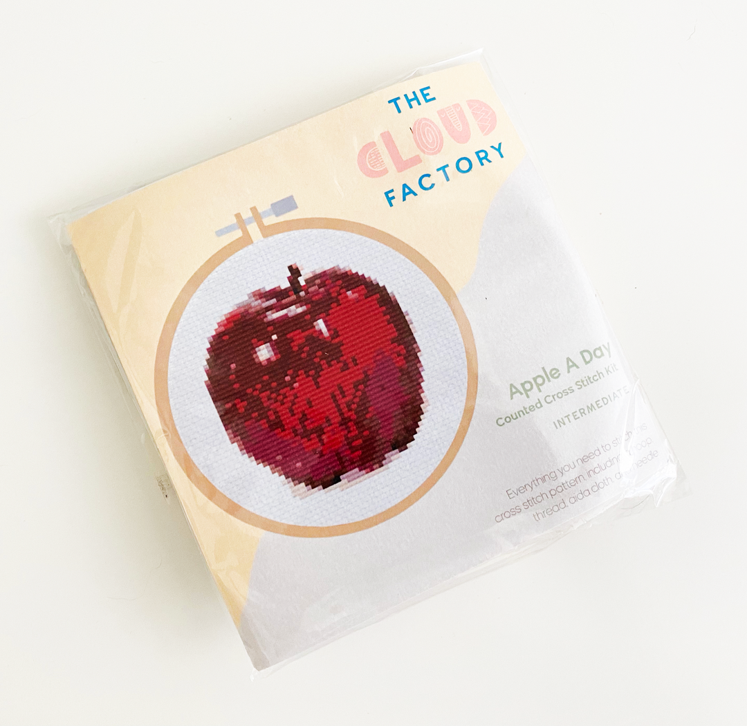 An Apple a Day Cross Stitch Kit