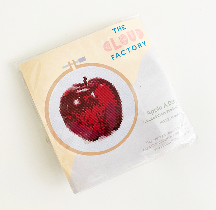 An Apple a Day Cross Stitch Kit