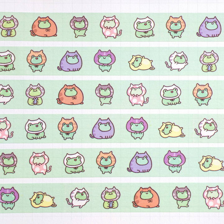 Froggy Kitty Washi Tape