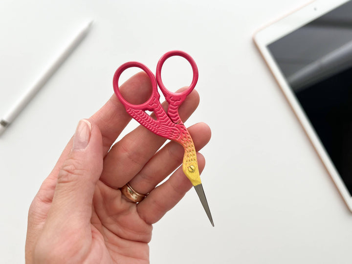 Embroidery Crane Scissors
