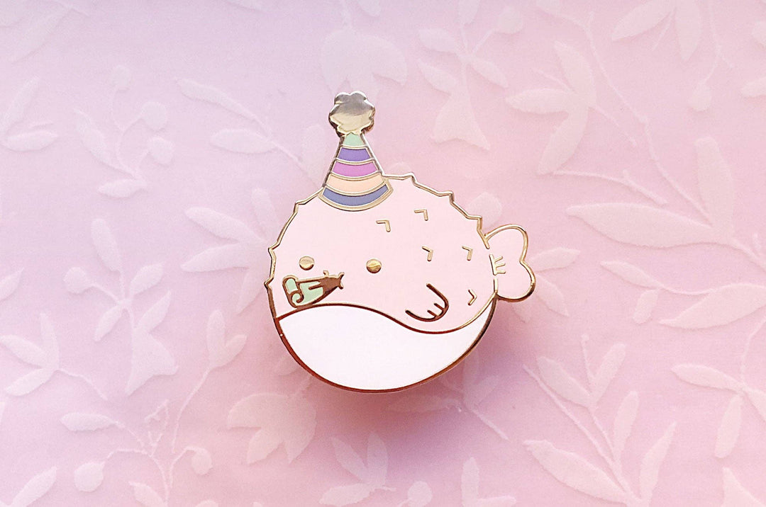 Party Puffer Enamel Pin
