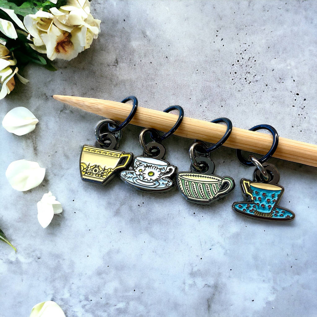 Tea Set Stitch Markers