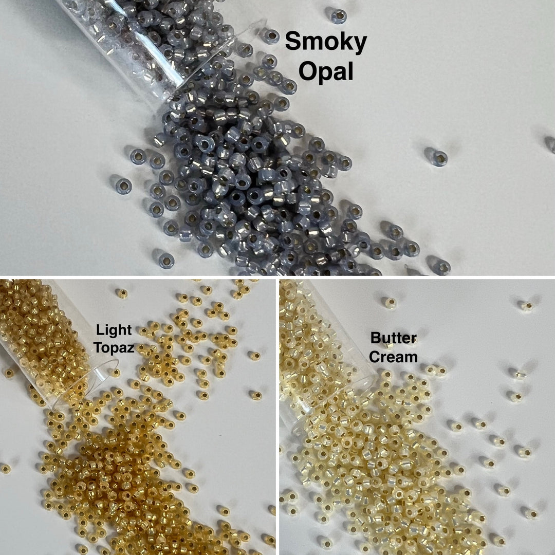Miyuki Silverlined Alabaster Beads