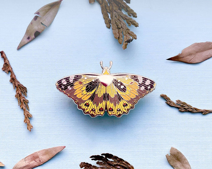Painted Lady Butterfly Enamel Pin