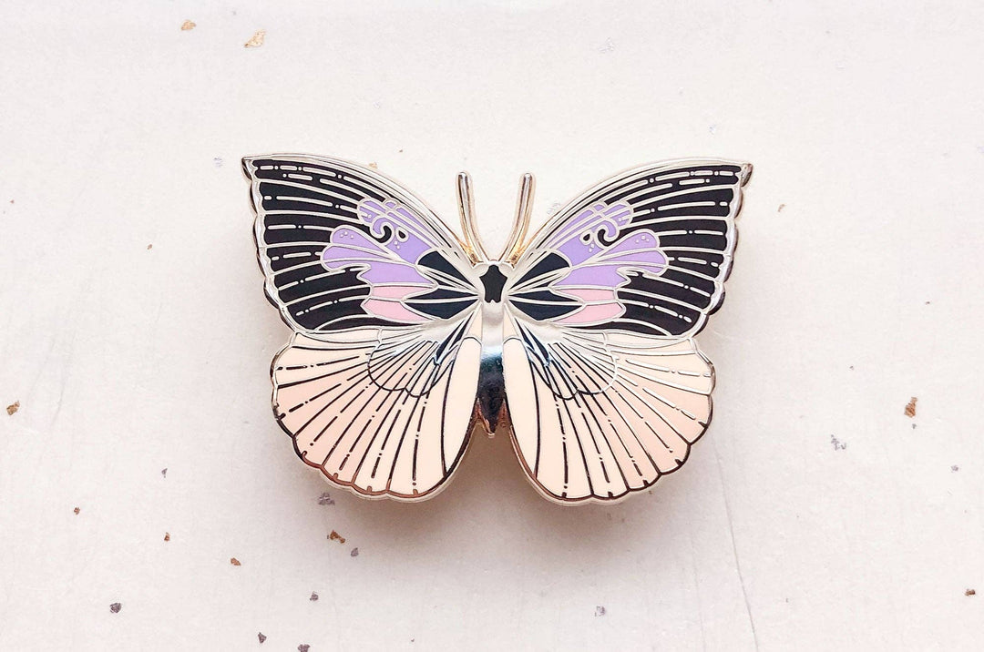 California Dogface Butterfly Enamel Pin