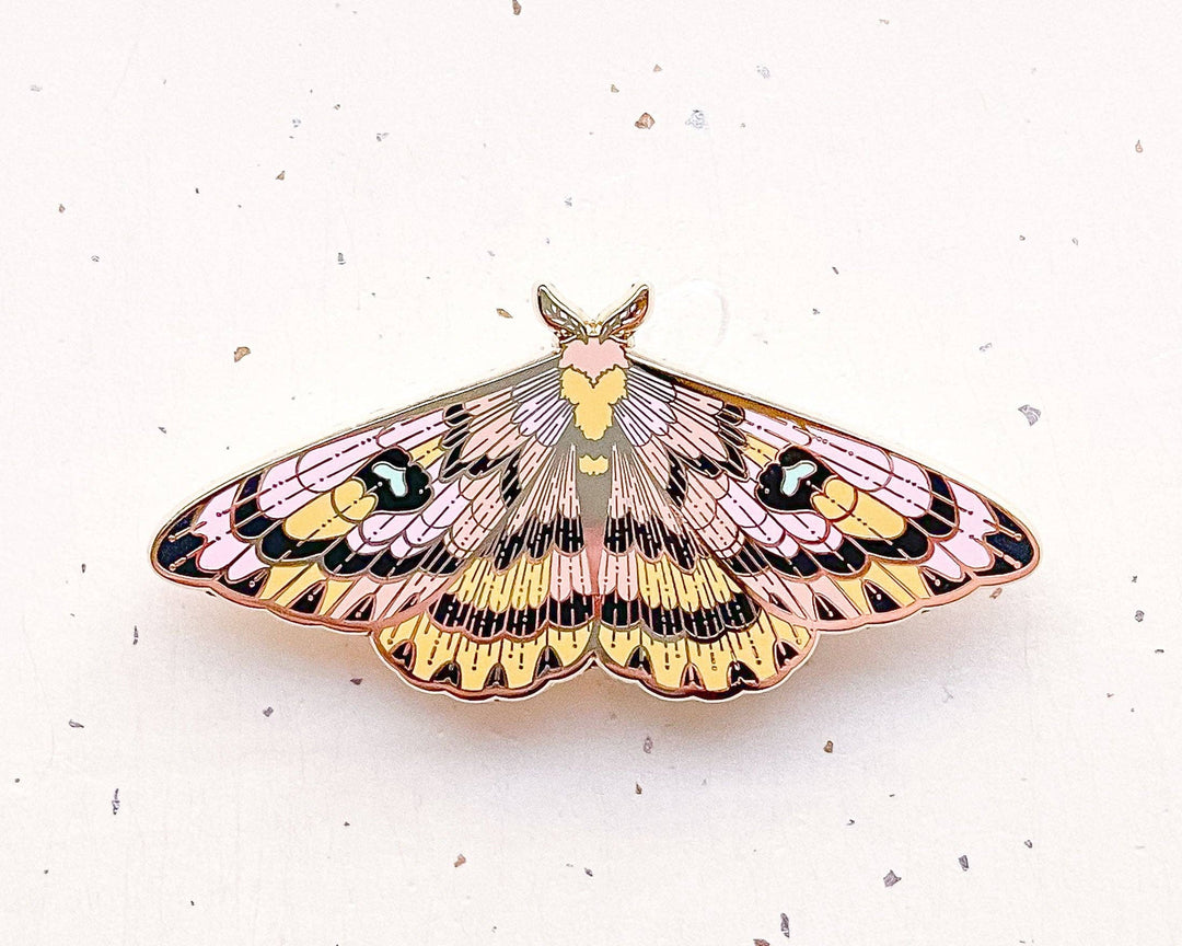 Sheep Moth Enamel Pin