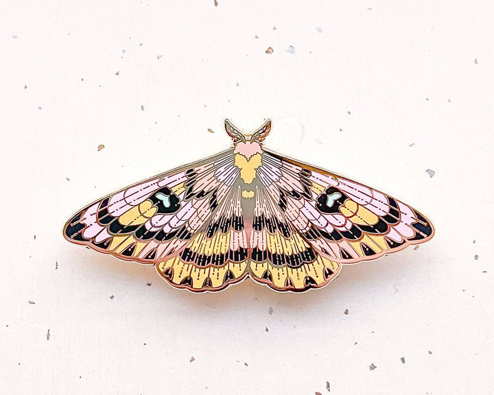 Sheep Moth Enamel Pin