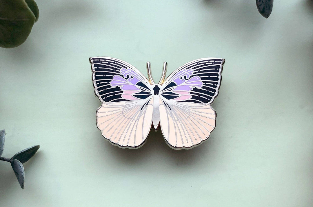 California Dogface Butterfly Enamel Pin