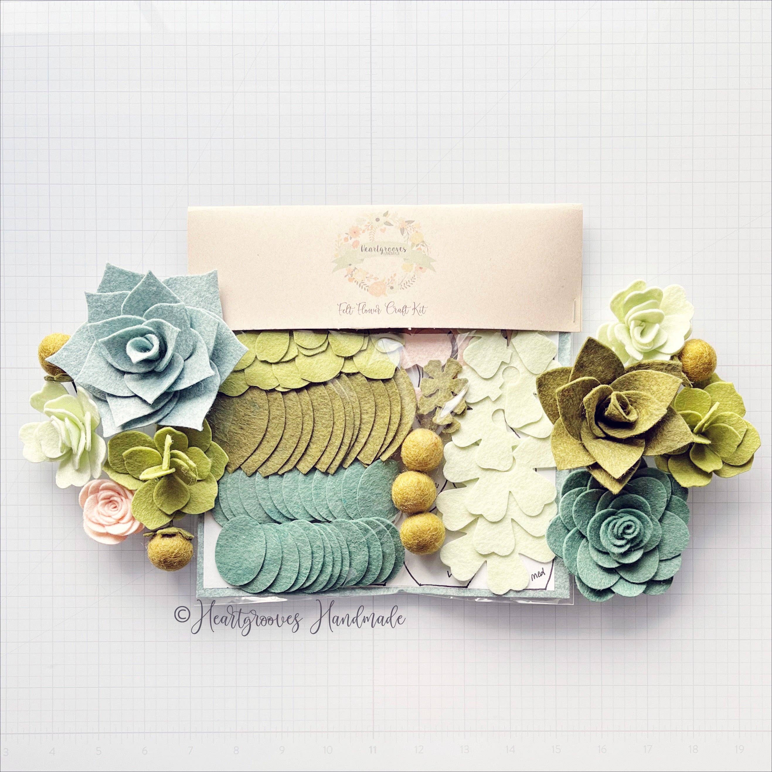 felt succulents kit Felt Succulent Craft Kit – The Wild Hare Haberdashery