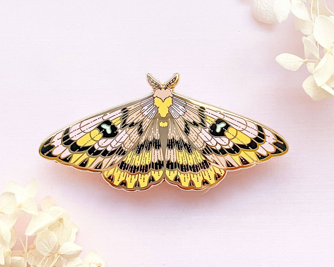 Sheep Moth Enamel Pin