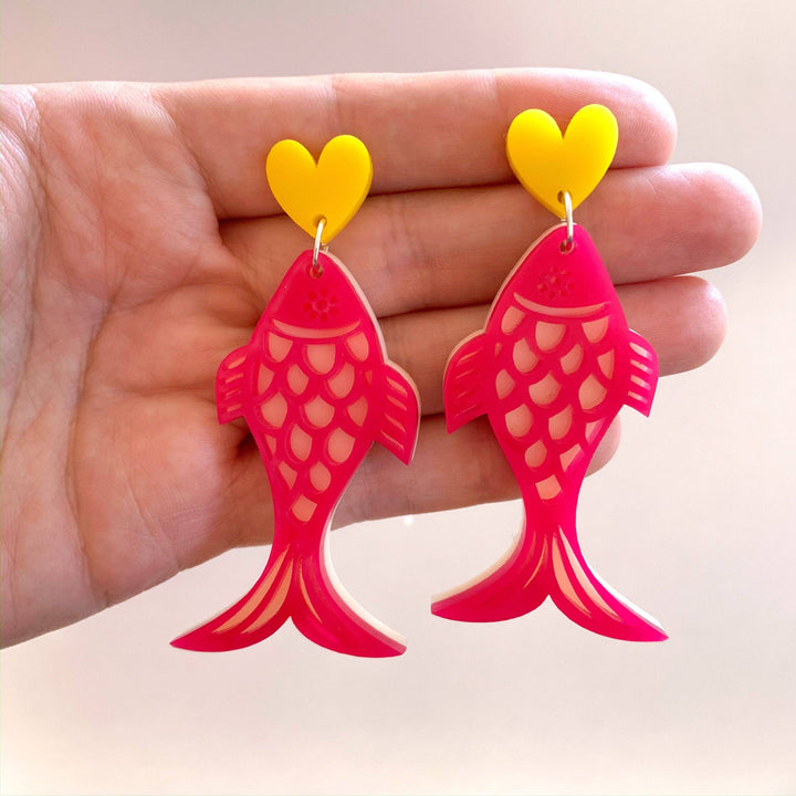 Colorful Fish Earrings