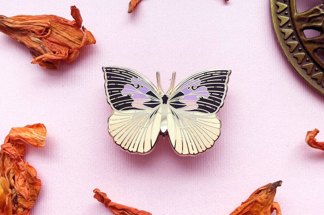 California Dogface Butterfly Enamel Pin