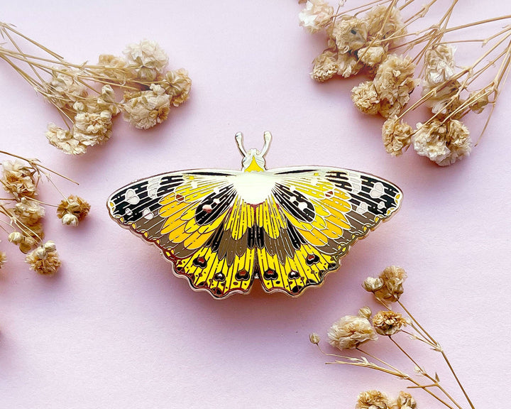 Painted Lady Butterfly Enamel Pin