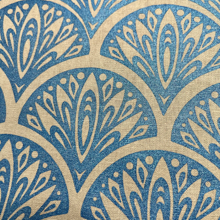 Blue Peacock Table Runner