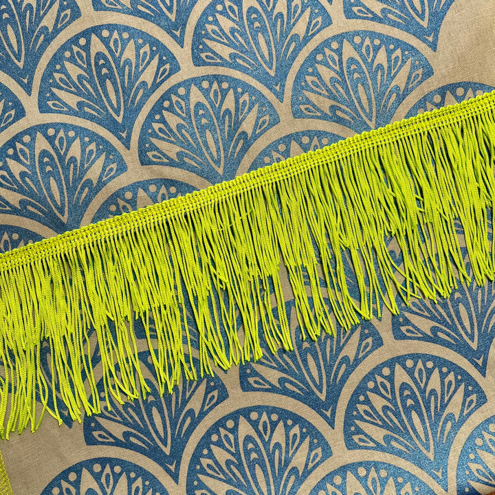Blue Peacock Table Runner