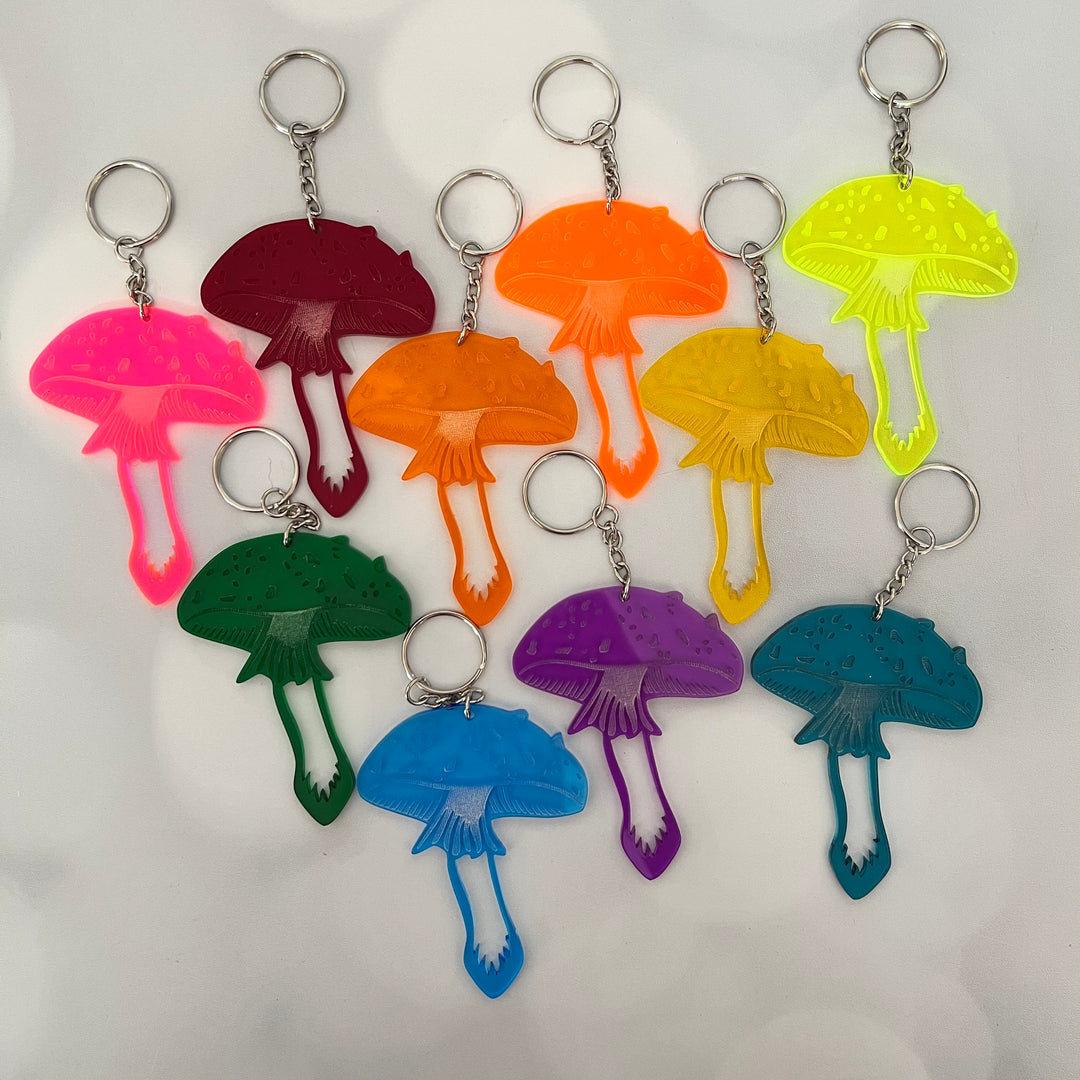 Mushroom Keychains