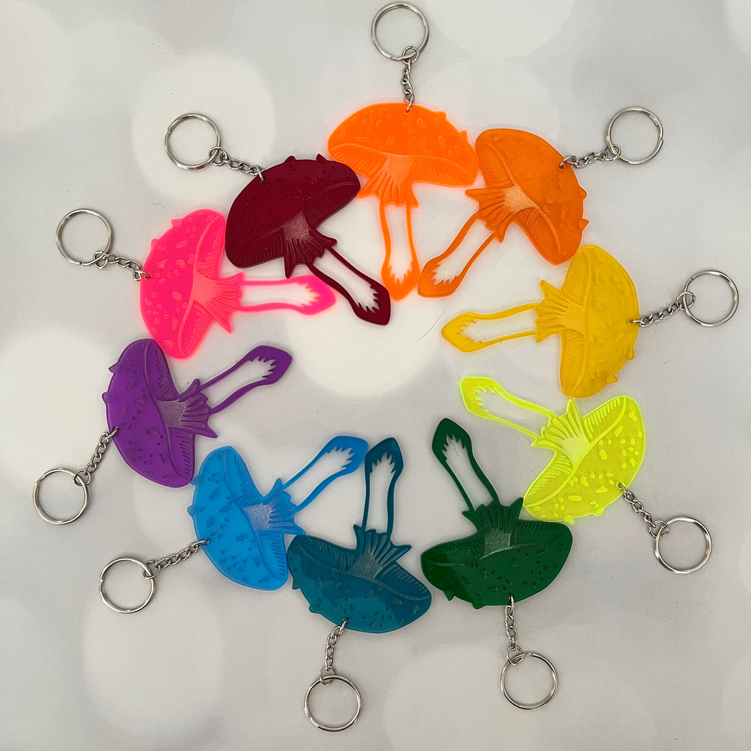 Mushroom Keychains