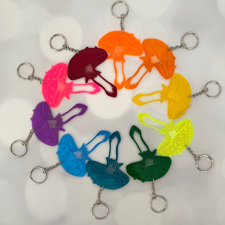 Mushroom Keychains