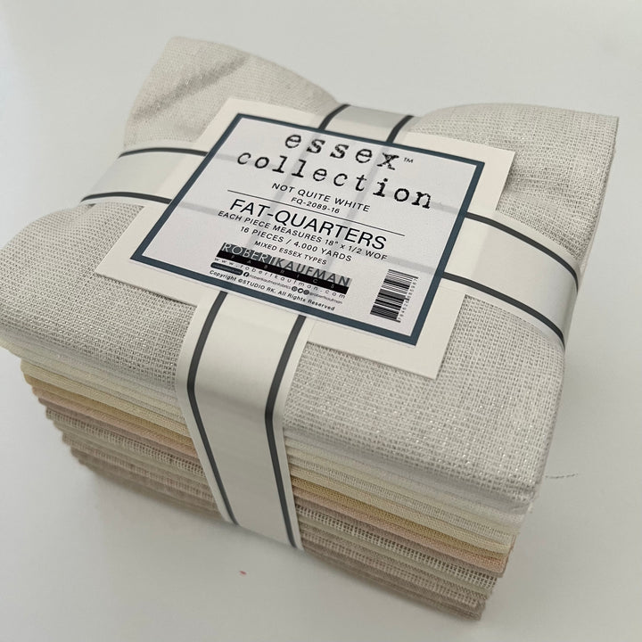 Essex Linen Fat Quarter Collection ~ Not Quite White