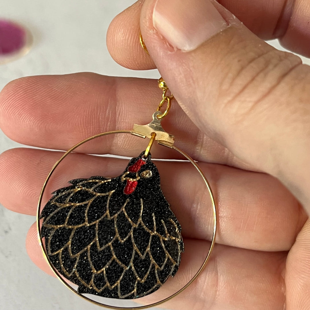 Cluck Earrings