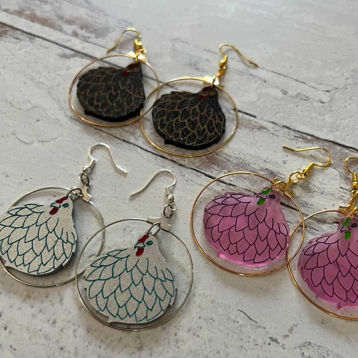 Cluck Earrings