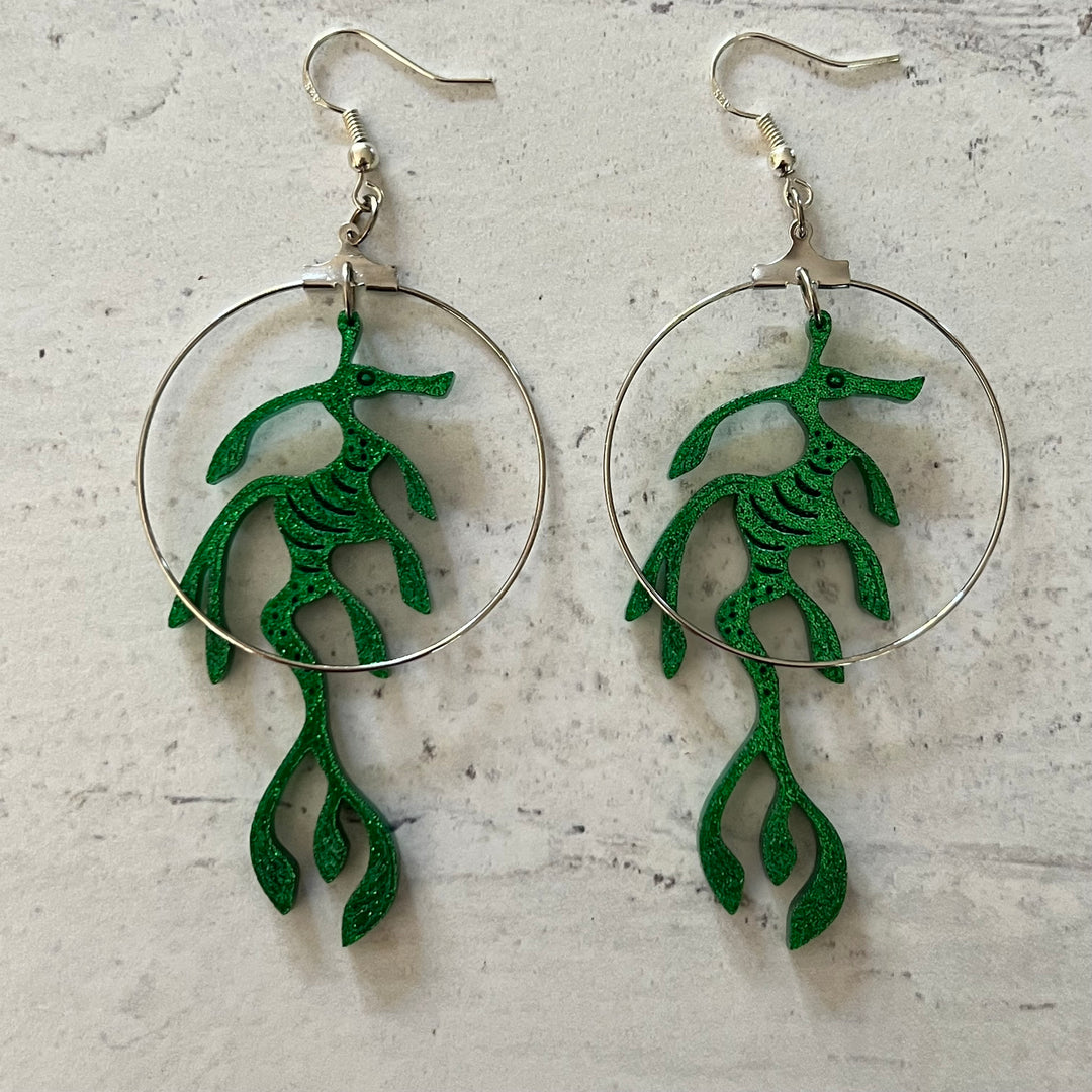 Leafy Sea Dragon Earrings