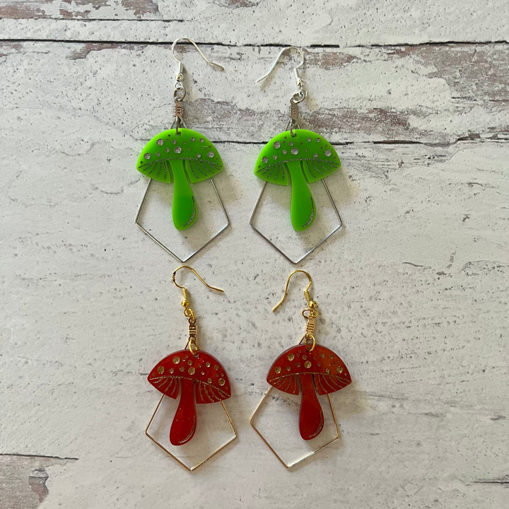 Mushroom Earrings