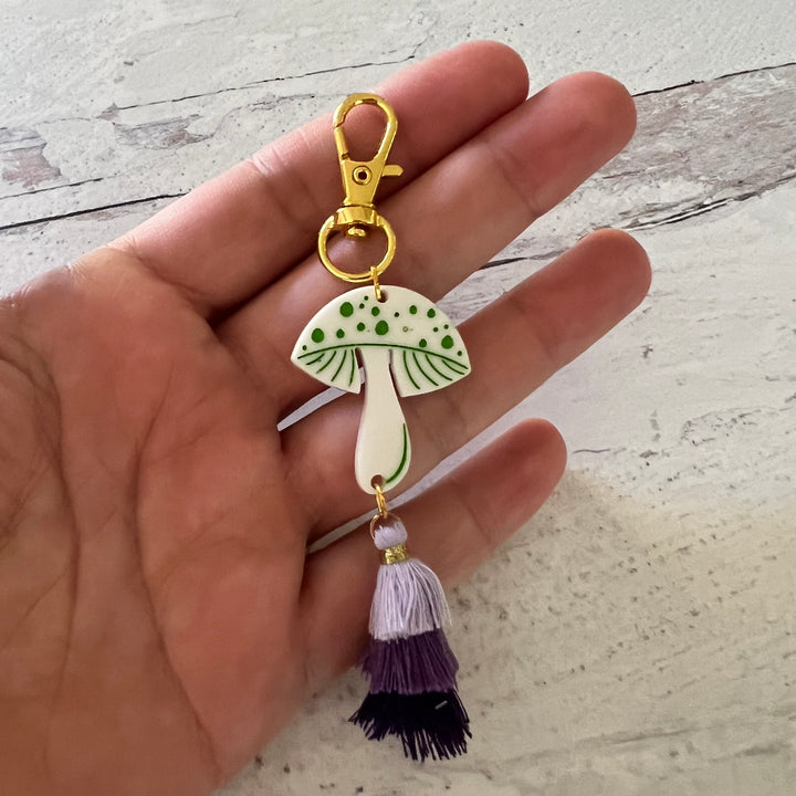 Mushroom Zipper Pull