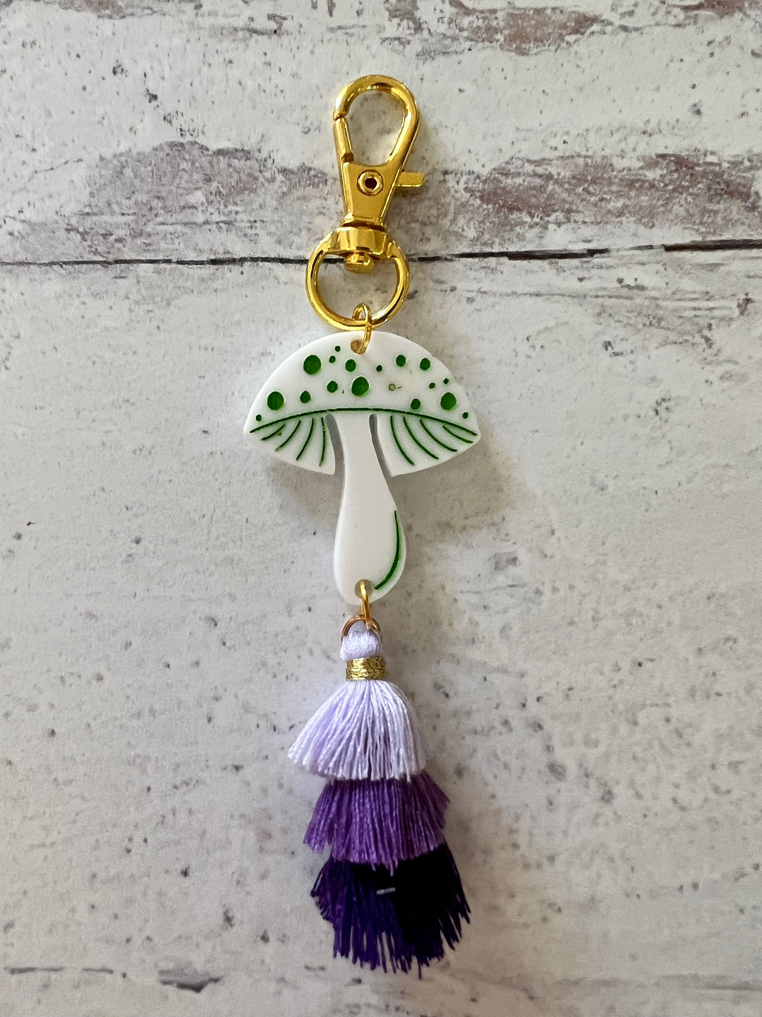 Mushroom Zipper Pull