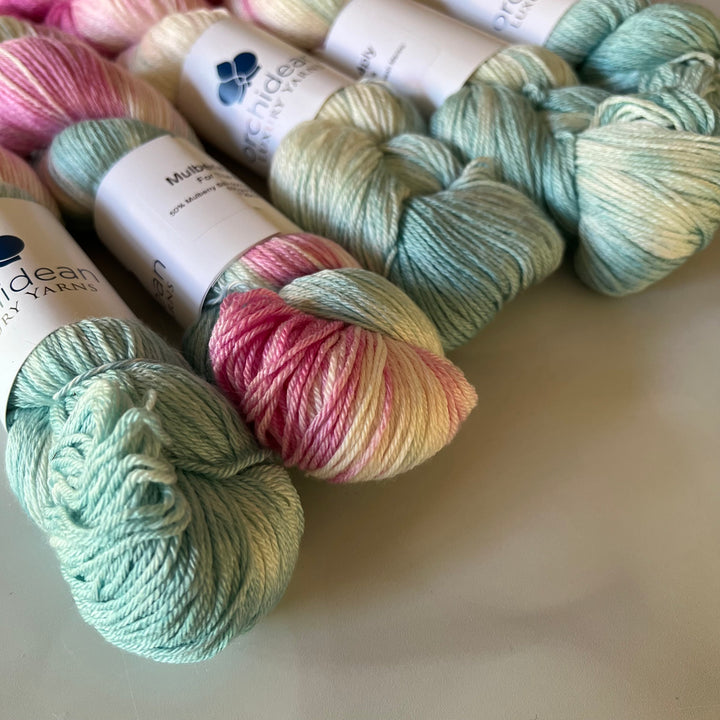 Silk & Merino Superwash Yarn - For the Roses