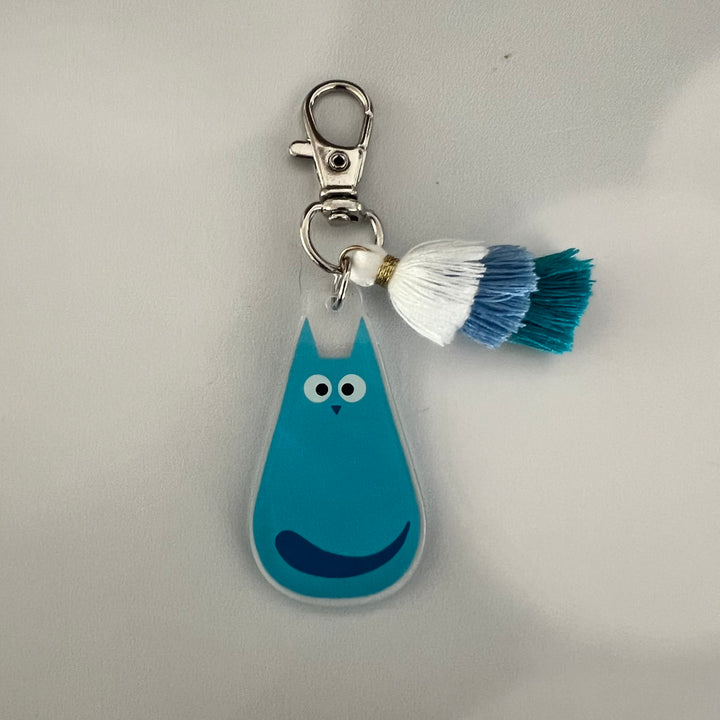 Curious Cat Bag Charms