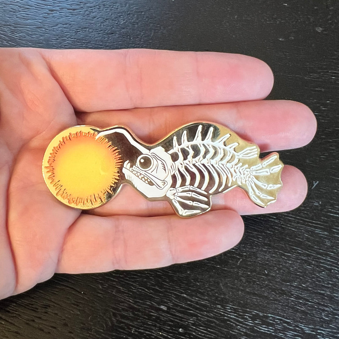 Look Into My Light Enamel Pin