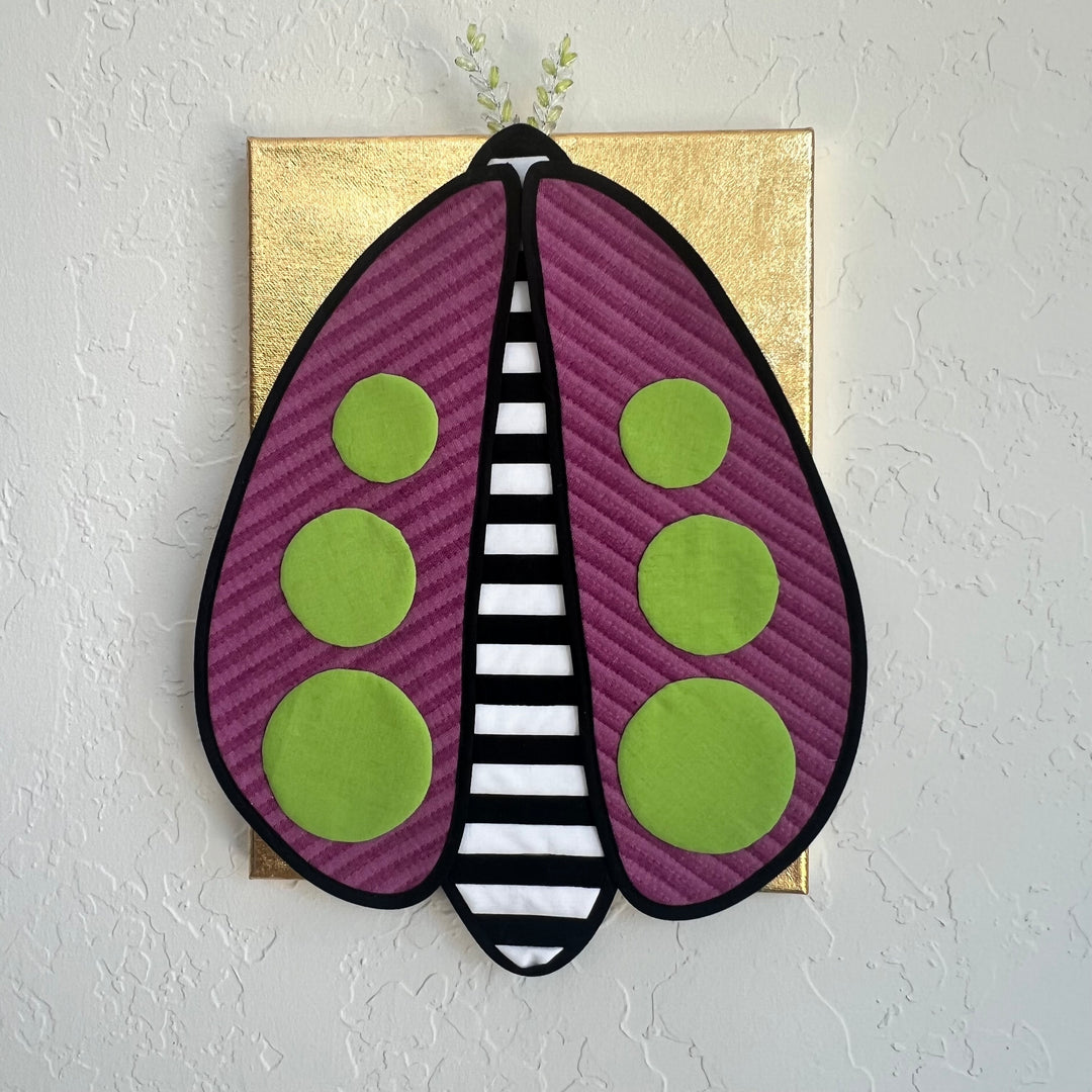 Quilted Moth - Purple