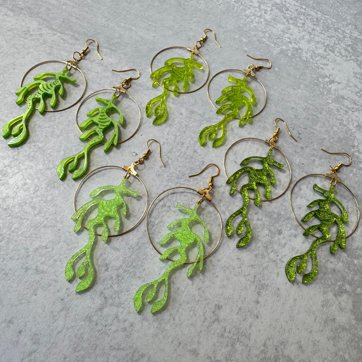 Leafy Sea Dragon Earrings