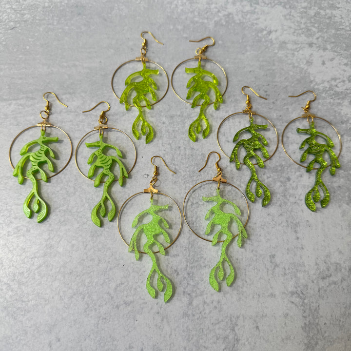 Leafy Sea Dragon Earrings